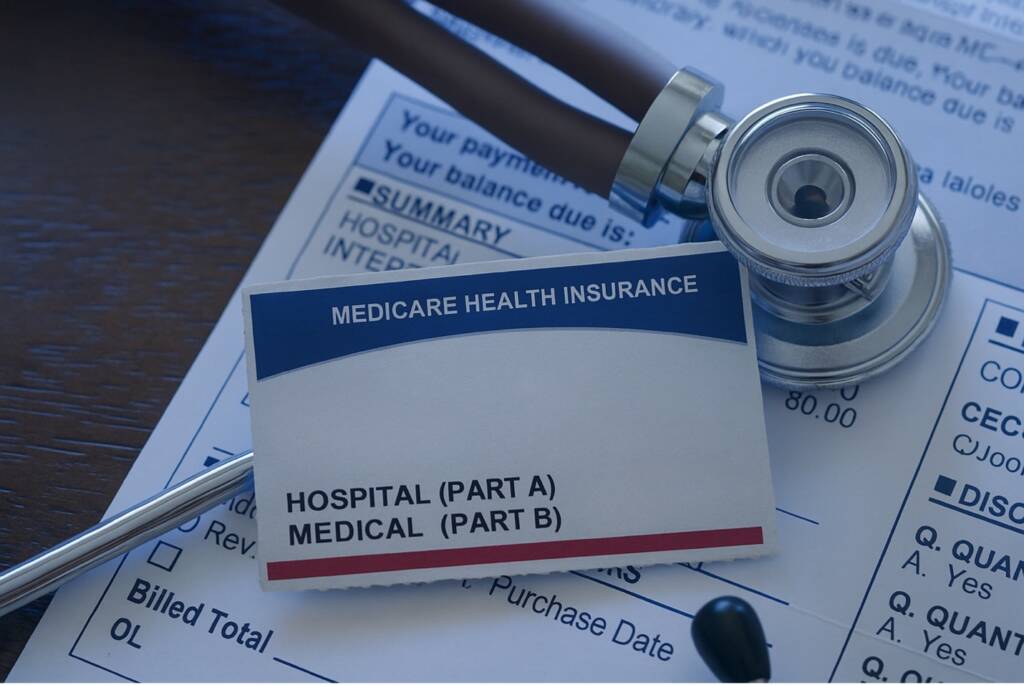 Stethoscope and paperwork